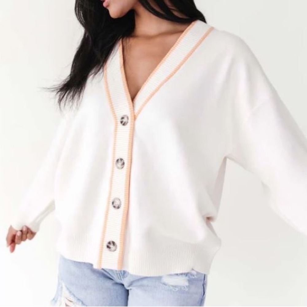 The POST Maddy Button Down Cardigan